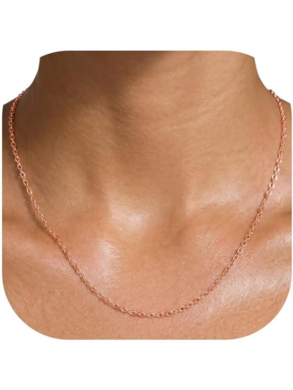 Stylish Stainless Steel Cable Chain Necklace for Women - Perfect for Pendants